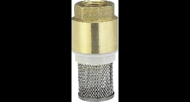 GARDENA 07220-20 Messing-Fußventil, Saugkorb, Ventilkegel, Dichtung, 26,5 mm Voetventiel 26,5 mm (G3/4) Messing