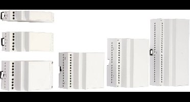 Weltron MR1/CB FA RAL7035 ABS DIN-rail-behuizing 17.5 x 90 x 55.8 ABS Grijs-wit (RAL 7035) 1 stuk(s)