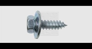 SWG 129652025 Plaatschroeven 6.3 mm 20 mm Buitenzeskant DIN 7976 Staal Verzinkt 50 stuk(s)