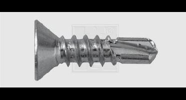 SWG 2118421920 Zelfborende schroef 4.2 mm 19 mm Kruiskop Phillips DIN 7504-P Staal Verzinkt 100 stuk(s)