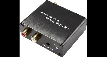 Audio Converter [Toslink, Digitale cinch - Cinch, Jackplug] Unidirectioneel (uni) SpeaKa Professional SP-DAC-TK/CK