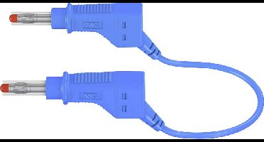Stäubli 66.9405-20023 Veiligheidsmeetsnoer Banaanstekker 4 mm Banaanstekker 4 mm 2.00 m Blauw 1 stuk(s)