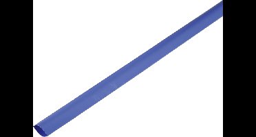 TRU COMPONENTS 1570614 Krimpkous zonder lijm Blauw 25 mm 12.50 mm Krimpverhouding:2:1 per meter