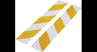 TOOLCRAFT RTS60/400-YL 1564044 Reflectietape RTS Zilver, Geel (l x b) 40 cm x 60 mm 1 set(s)
