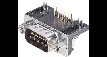 BKL Electronic 10120037 D-sub male connector 90 ° Aantal polen: 9 Print haaks 1 stuk(s)