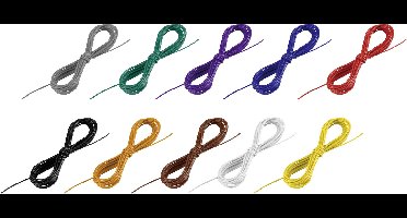 TRU COMPONENTS 1572573 Draad LiFY 1 x 0.05 mm² Zwart, Wit, Blauw, Bruin, Rood, Geel, Groen, Grijs, Oranje, Lila 50 m