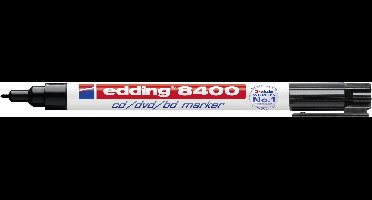 Edding 8400 CD/DVD marker Zwart 0.5 mm, 1 mm