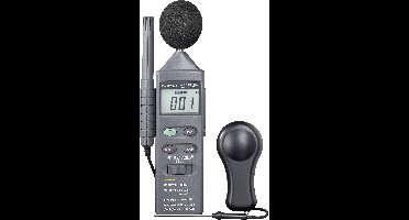 VOLTCRAFT DT 8820 Temperatuurmeter -20 - +750 °C Sensortype K Multifunctionele 4-in-1 milieumeter