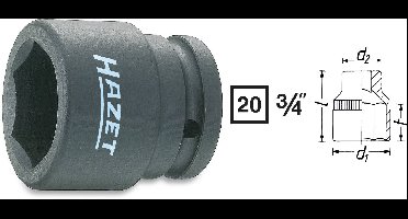 Hazet 1000S-36 Kracht-dopsleutelinzet 3/4 (20 mm)