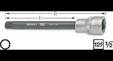 Hazet 2751 Dopsleutel-bitinzet 1/2 (12.5 mm)