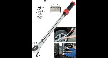 Hazet V3441 V3441 Momentsleutel Met omschakelbare ratel 1/2 (12,5 mm) 40 - 200 Nm