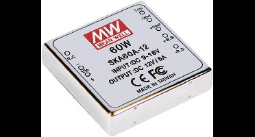 MEAN WELL SKA60B-15 DC/DC-converter 60 W Aantal uitgangen: 1 x Inhoud 1 stuk(s)