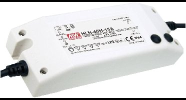 MEAN WELL HLN-40H-12A LED-driver, LED-transformator Constante spanning, Constante stroomsterkte 40 W 3.33 A 7.2 - 12 V/DC Dimbaar, PFC-schakeling,