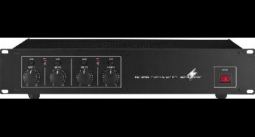 Monacor PA-1450D PA-versterker 50 W 4-kanaals