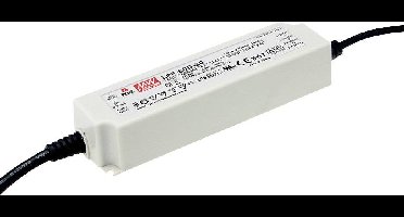 MEAN WELL LPF-60D-54 LED-driver, LED-transformator Constante spanning, Constante stroomsterkte 60 W 1.12 A 32.4 - 54 V/DC Dimbaar, PFC-schakeling,