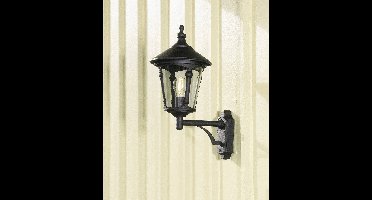 Konstsmide Virgo Up 571-750 Buitenlamp (wand) Spaarlamp, LED E27 100 W Zwart