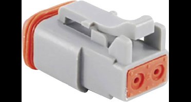 Amphenol AT06 2S Ronde connector Bus, recht Totaal aantal polen: 2 Serie (ronde connectoren): AT 1 stuk(s)