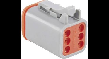 Amphenol AT06 6S Ronde connector Bus, recht Totaal aantal polen: 6 Serie (ronde connectoren): AT 1 stuk(s)