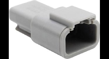 Amphenol ATM04 3P Ronde connector Stekker, recht Totaal aantal polen: 3 Serie (ronde connectoren): ATM 1 stuk(s)