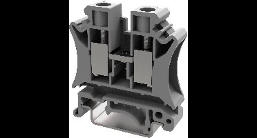 Degson PC10-01P-11-00AH-1 Doorgangsklem 10.2 mm Schroeven Grijs 1 stuk(s)