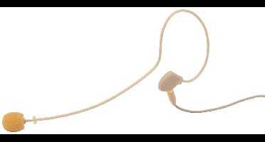 JTS CM-801F Spraakmicrofoon Headset Zendmethode:Kabelgebonden Incl. windkap Mini-XLR Kabelgebonden
