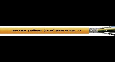 LAPP ÖLFLEX® SERVO FD 7DSL Servokabel 4 G 2.5 mm² + 2 x 0.32 mm² Oranje 1023276/500 500 m