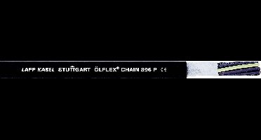 LAPP 1023238/500 Geleiderkettingkabel ÖLFLEX® CHAIN 896 P 4 G 2.5 mm² Zwart 500 m