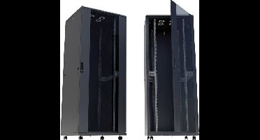 Intellinet 713122 19inch-patchkast (b x h x d) 600 x 1653 x 800 mm 32 HE Zwart (RAL 9005)