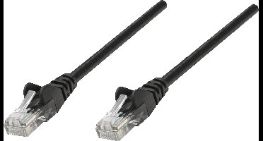 Intellinet 735308 RJ45 Netwerkkabel, patchkabel CAT 6 S/FTP 1.00 m Zwart Vergulde steekcontacten 1 stuk(s)