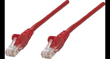 Intellinet 736145 RJ45 Netwerkkabel, patchkabel CAT 6 S/FTP 1.00 m Rood Vergulde steekcontacten 1 stuk(s)