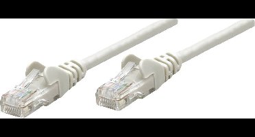 Intellinet 318921 RJ45 Netwerkkabel, patchkabel CAT 5e U/UTP 1.00 m Grijs 1 stuk(s)