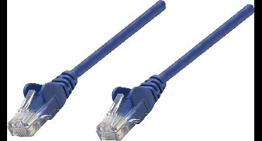 Intellinet 319874 RJ45 Netwerkkabel, patchkabel CAT 5e U/UTP 7.50 m Blauw 1 stuk(s)