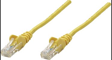 Intellinet 730440 RJ45 Netwerkkabel, patchkabel CAT 6 U/UTP 20.00 m Geel 1 stuk(s)