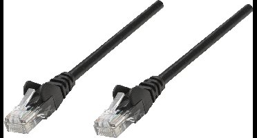 Intellinet 342049 RJ45 Netwerkkabel, patchkabel CAT 6 U/UTP 1.00 m Zwart 1 stuk(s)