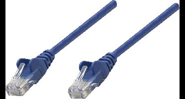 Intellinet 342599 RJ45 Netwerkkabel, patchkabel CAT 6 U/UTP 2.00 m Blauw 1 stuk(s)