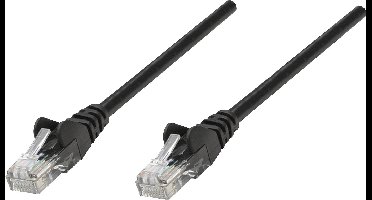 Intellinet 343350 RJ45 Netwerkkabel, patchkabel CAT 6 U/UTP 5.00 m Zwart 1 stuk(s)