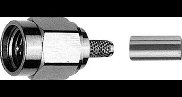 Telegärtner 100024604 100024604 SMA-connector Stekker, recht 50 Ω 1 stuk(s)