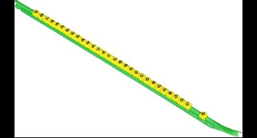 TE Connectivity STD03Y-7 Markeerclip Opdruk 7 Buitendiameter 1.90 tot 2.65 mm 443352-000