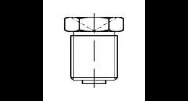 TOOLCRAFT Conische smeernippels Galvanisch verzinkt staal 100 stuk(s)