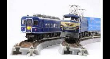 Z Rokuhan rails (met ballastbed) 7297073 Gebogen rails, Verhoogd 30 ° 245 mm 6 stuk(s)