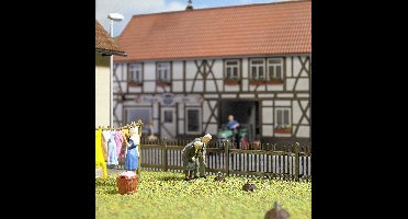 Busch 5483 H0 3 bewegende mollen figuren Bouwpakket