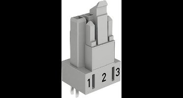 WAGO 890-823 Netstekker WINSTA MINI Bus, inbouw verticaal Totaal aantal polen: 3 16 A Wit 100 stuk(s)