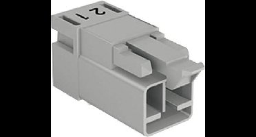 WAGO 890-812/011-000 Netstekker WINSTA MINI Stekker, inbouw horizontaal Totaal aantal polen: 2 16 A Zwart 1 stuk(s)