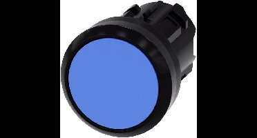 Siemens 3SU10000AB500AA0 3SU1000-0AB50-0AA0 Druktoets Bedieningsknop vlak, Kunststof frontring Blauw 1 stuk(s)