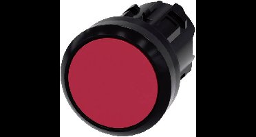 Siemens 3SU10000AB200AA0 3SU1000-0AB20-0AA0 Druktoets Bedieningsknop vlak, Kunststof frontring Rood 1 stuk(s)