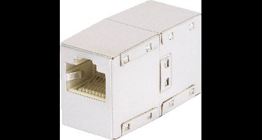 Renkforce RJ45 Netwerk Adapter CAT 5e [1x RJ45-bus - 1x RJ45-bus] Wit