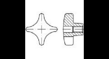 TOOLCRAFT Kruisgrepen 10 mm 138245 10 stuk(s) (Ø x l) 50 mm x 10 mm