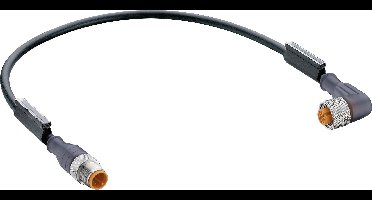 Belden 44203-1 Sensor/actuator connector, geassembleerd M12 Aantal polen (sensoren): 4 Stekker, recht, Bus, haaks 3.00 m 1 stuk(s)