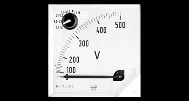 Lumel EP27 500V EP27 500V Inbouwmeter EP27 500 V 500 V/AC Weekijzer