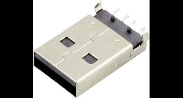 Connfly DS1098-BN0 USB A-stekker SMT-type Stekker, inbouw horizontaal Inhoud: 1 stuk(s)